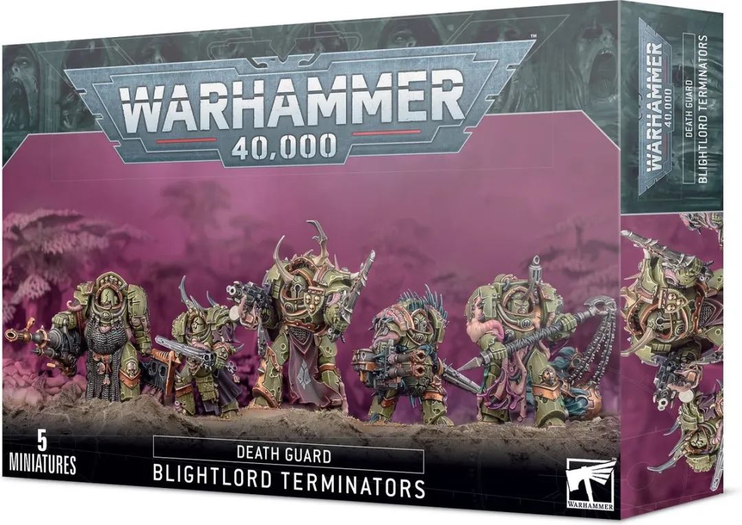 Games Workshop Warhammer 40.000 Death Guard Blightlord Terminators 43-51