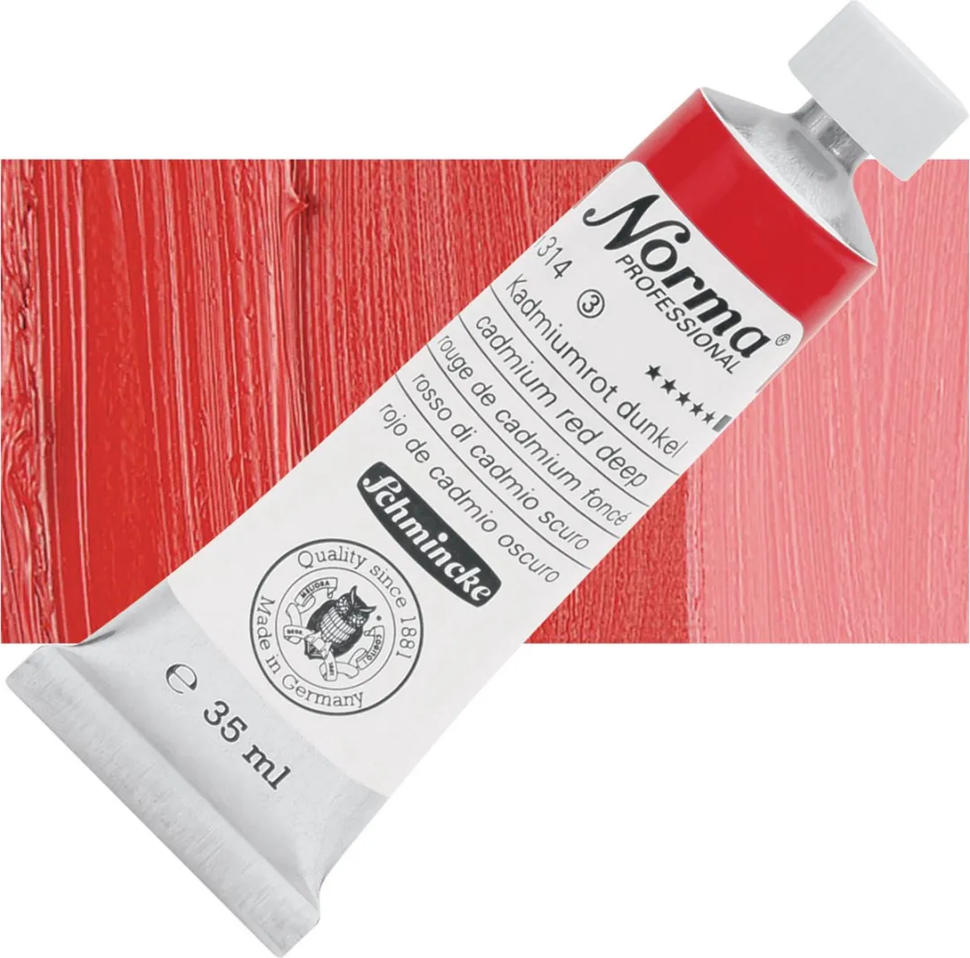 Schmincke Norma Professional Olieverf 35ml - Cadmium Red Deep