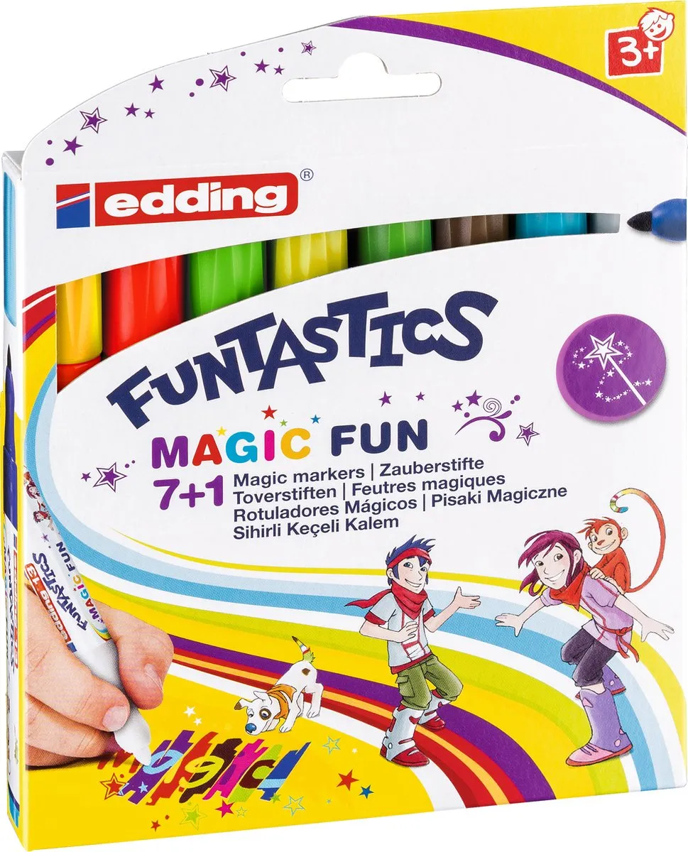 edding 13/8 S Funtastics Magic Marker Set 8 Stuks - 3mm