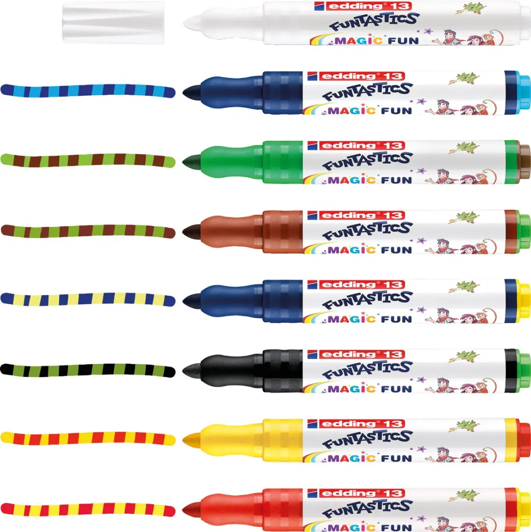 edding 13/8 S Funtastics Magic Marker Set 8 Stuks