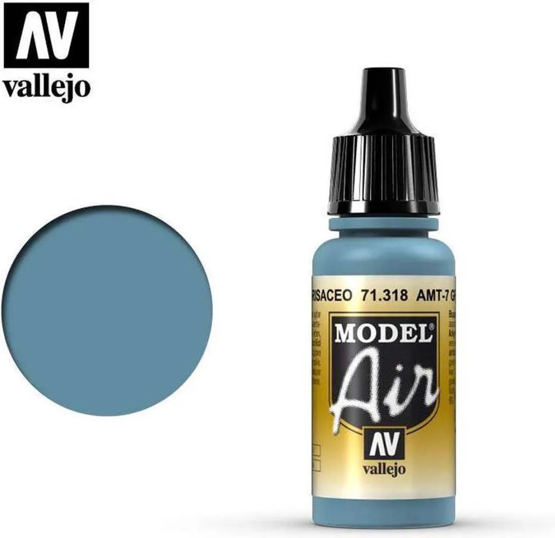Vallejo Model Air Greyish Blue A-28M Acrylverf - 17ml