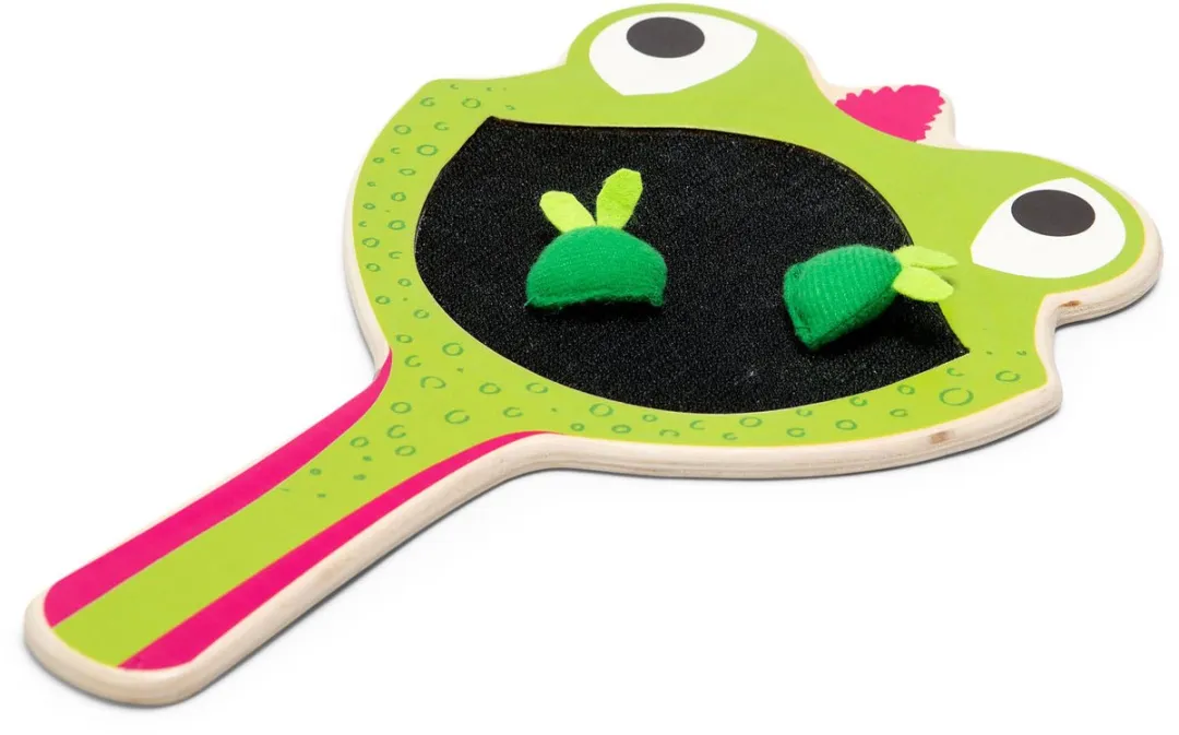 BS Toys Gecko Racket Coordinatiespel 29cm - 9-delig - Groen