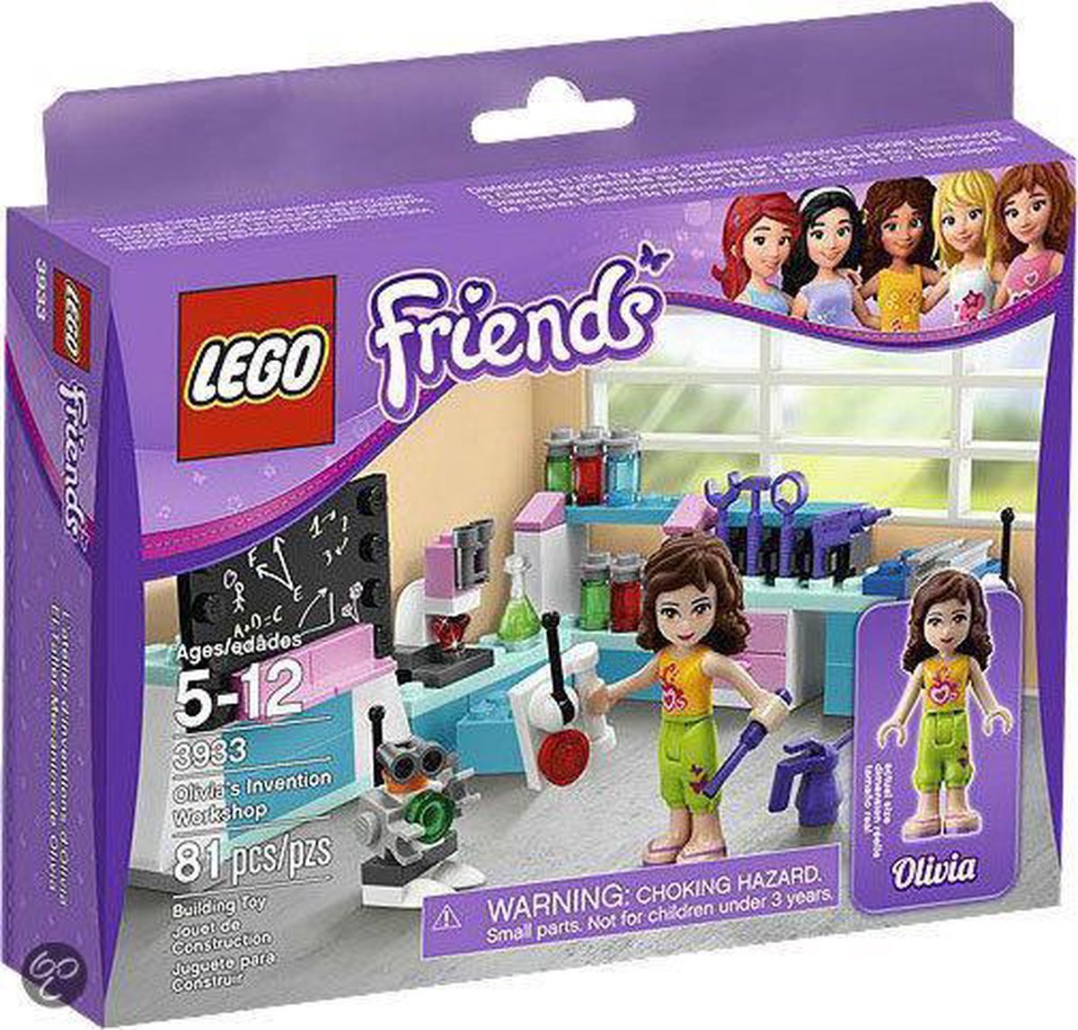LEGO Friends Olivia's Laboratorium - 3933