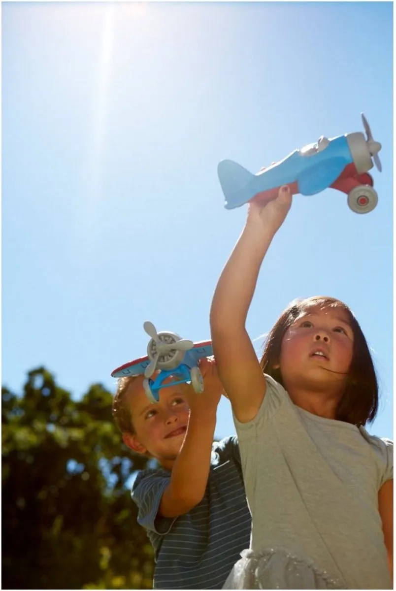 Green Toys Blauw Vliegtuig GTAIRB1027 - afbeelding 6 van 6