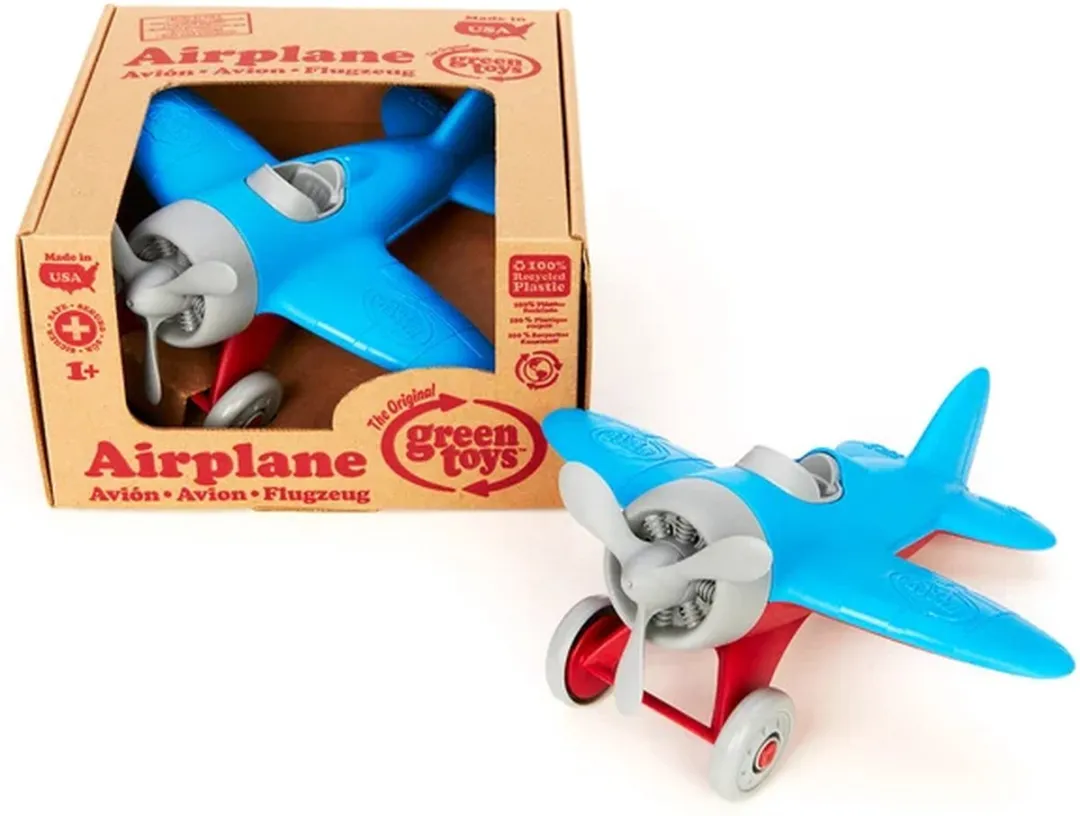Green Toys Blauw Vliegtuig GTAIRB1027
