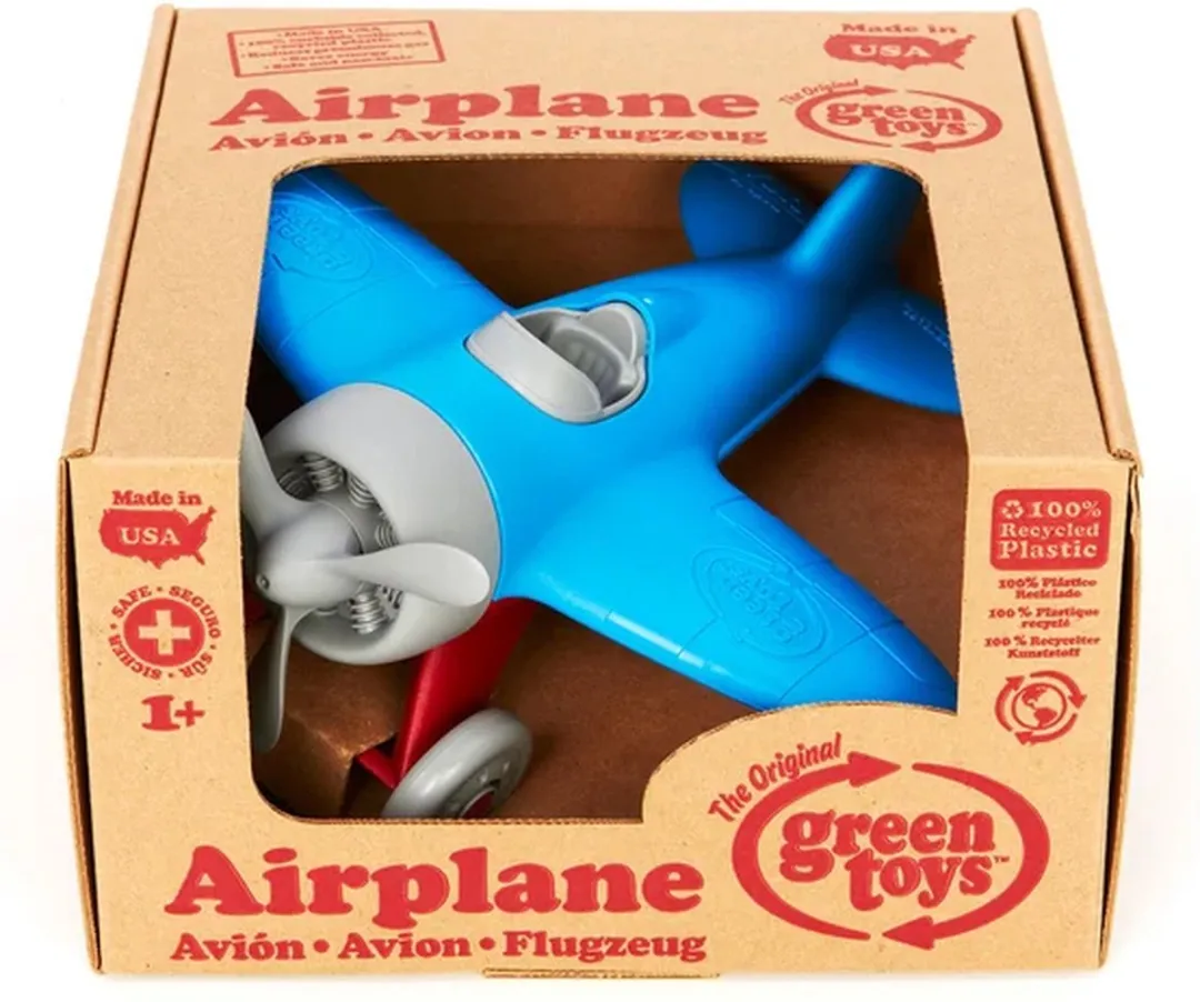 Green Toys Blauw Vliegtuig GTAIRB1027