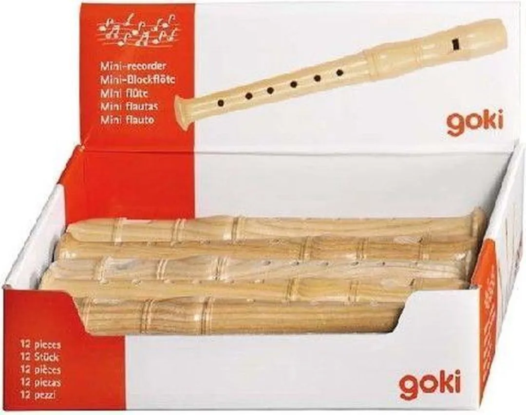 Goki Blokfluit Hout - Multi