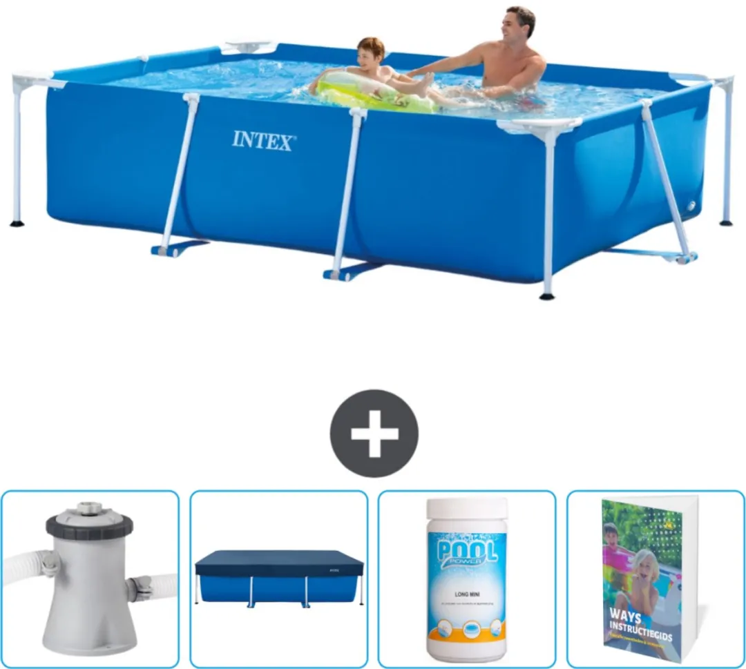 Intex Rechthoekig Frame Zwembad 260x160cm