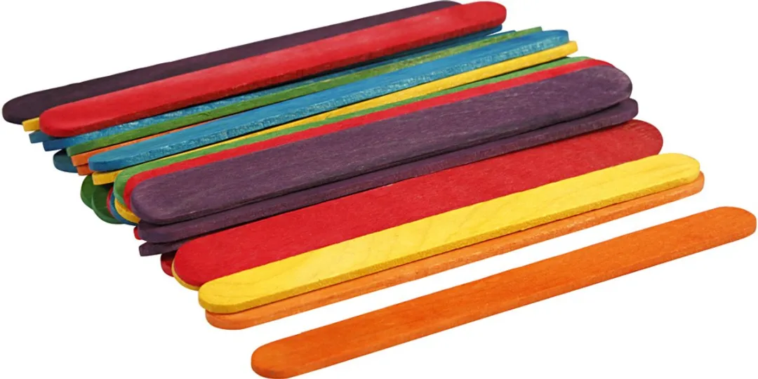 Creativ Company Constructiehoutjes 11,4cm - 30 Stuks Multicolor