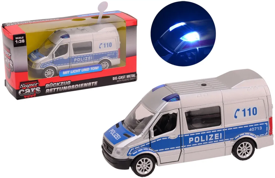 Johntoy Duitse Politie Bus 26940