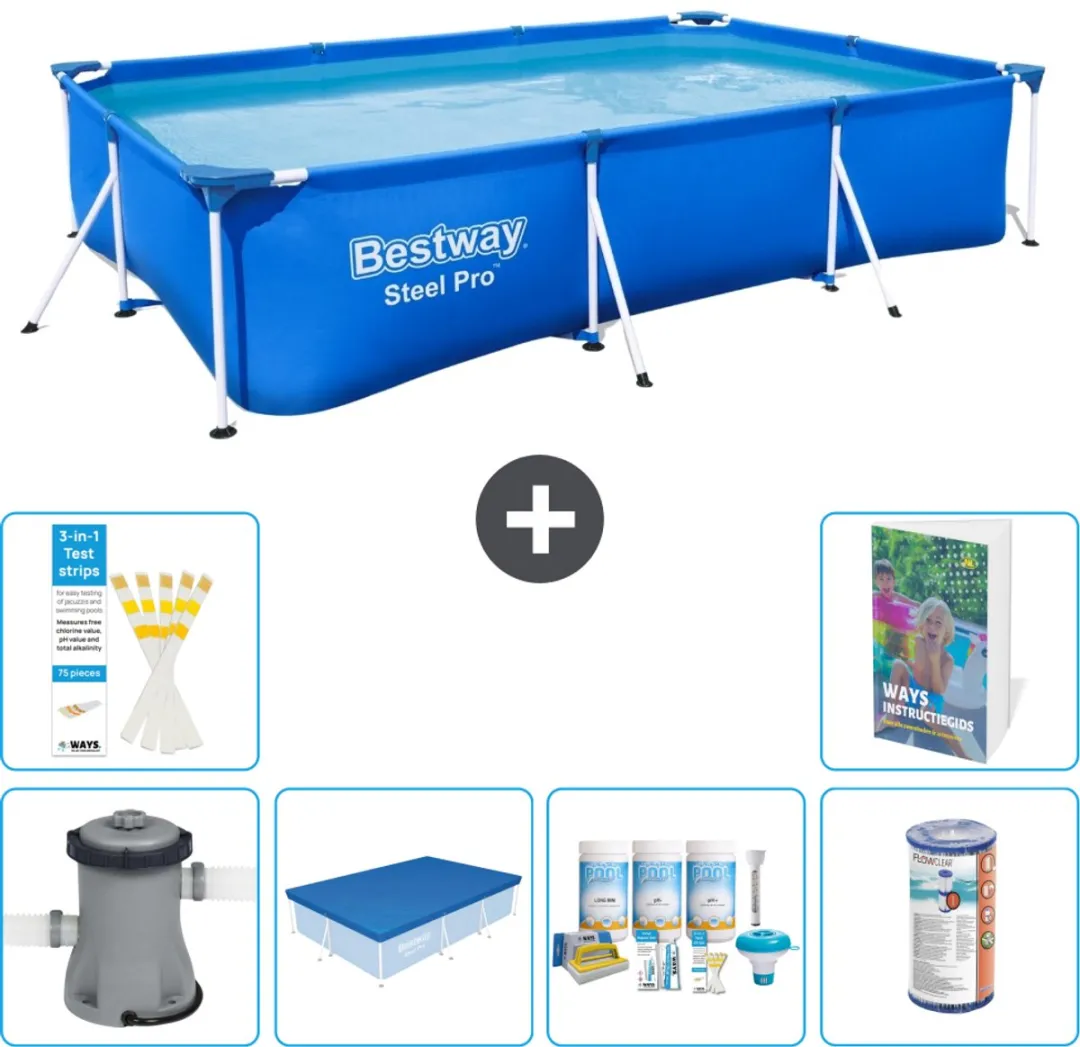 Bestway Steel Pro Zwembad 300x201x66cm