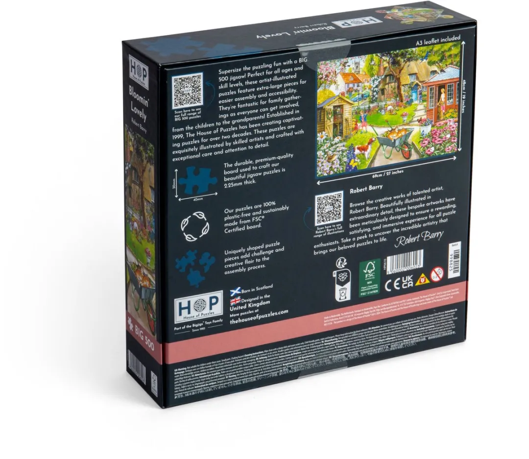 House Of Puzzles Bloomin Lovely Legpuzzel 500 Stuks - Multicolor