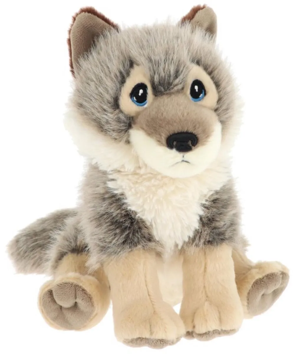 Keel Toys Wolf Knuffel - 20 cm - Grijs