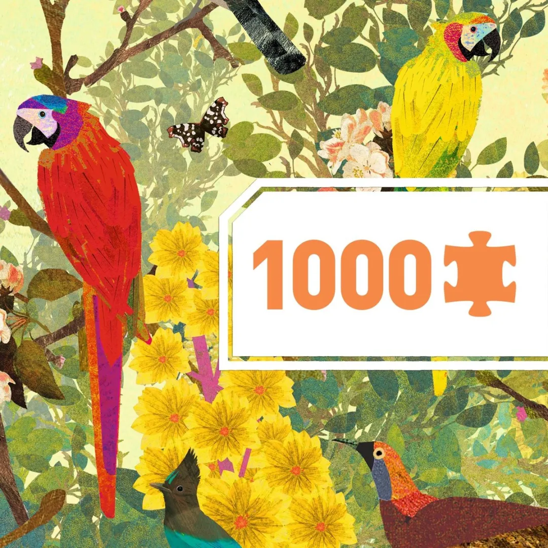 Djeco Peaceful Birds Puzzel 1000 Stuks
