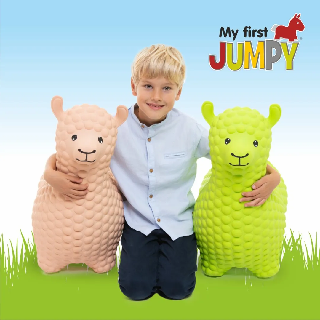 JUMPY Alpaca skippy - Speelgoed skippybal voor kinderen - 12 maanden+ - 100 kg