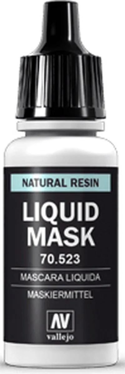 Vallejo Hobbyverf Liquid Mask 70523 - 17ml - Multi