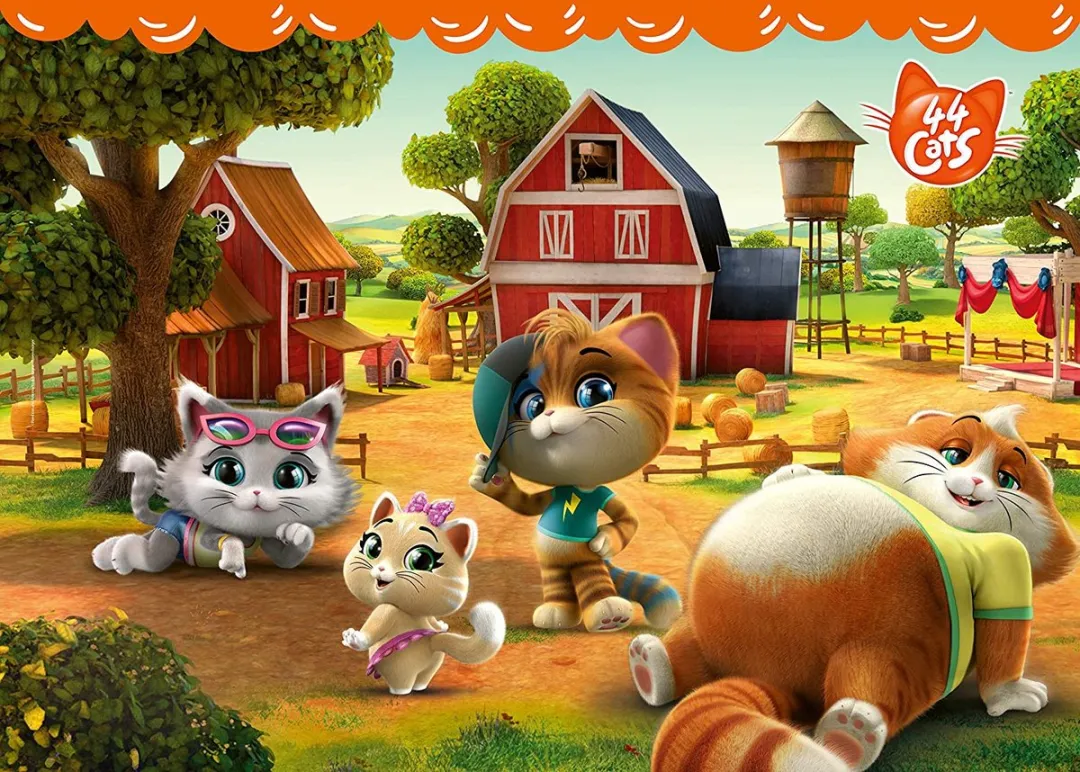 Ravensburger Giant Floor Puzzle 44 Cats 4424 Stuks