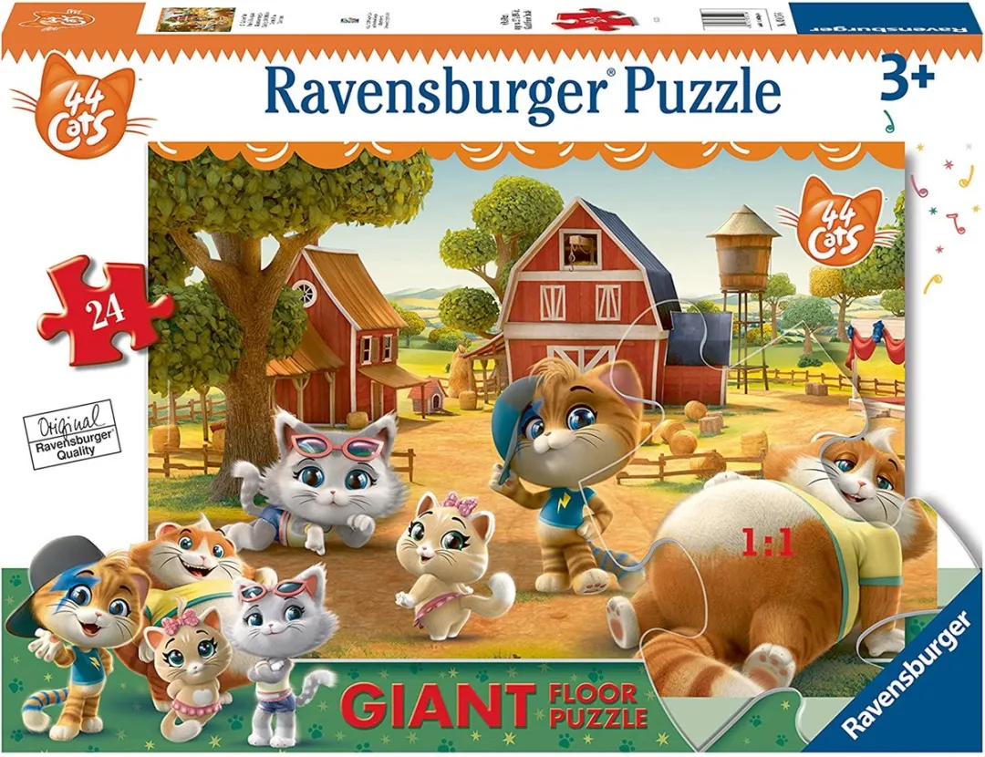 Ravensburger Giant Floor Puzzle 44 Cats 4424 Stuks - Multicolor