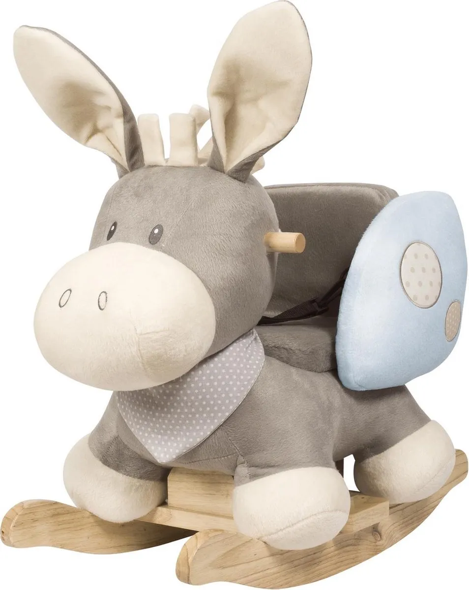 Nattou Cappuccino Hobbelpaard Ezel 60cm