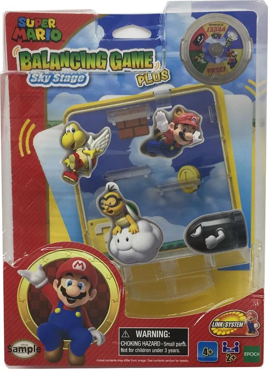 Epoch Games Super Mario Evenwichtsspel Sky Stage - 4 Spelers