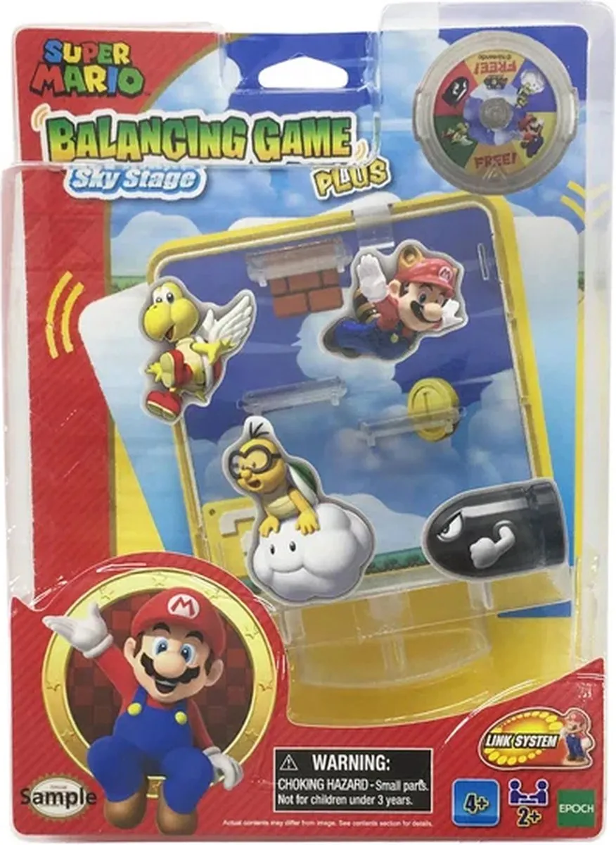 Epoch Games Super Mario Evenwichtsspel Sky Stage - 4 Spelers