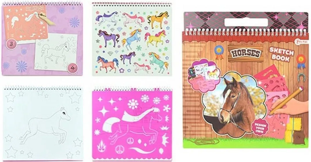 Toi-Toys Design Je Eigen Pony Schetsboek - Multicolor