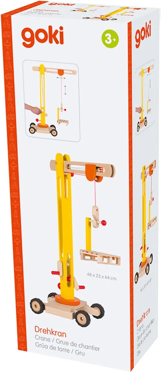 Goki Mobiele Kraan 55975 - Geel