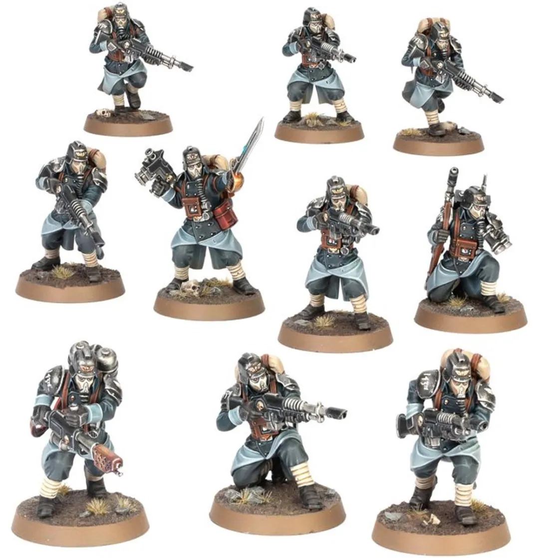 Games Workshop Warhammer 40K Astra Militarum Death Korps of Krieg 130 Onderdelen