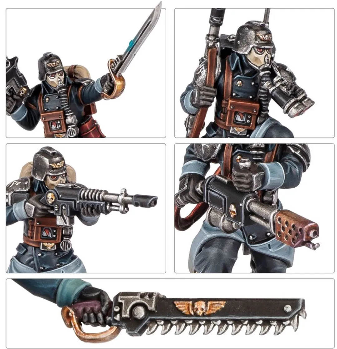 Games Workshop Warhammer 40K Astra Militarum Death Korps of Krieg 130 Onderdelen