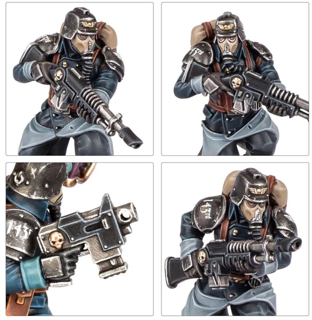 Games Workshop Warhammer 40K Astra Militarum Death Korps of Krieg 130 Onderdelen