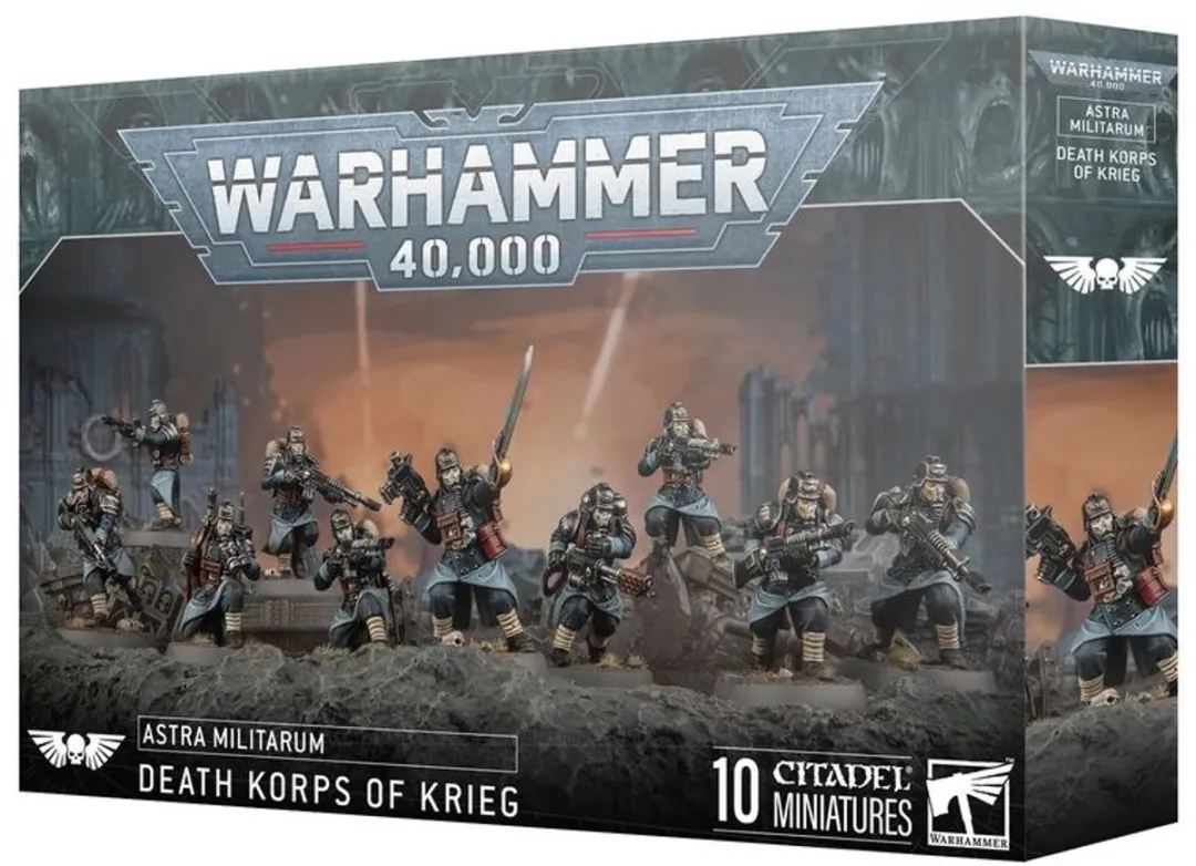 Games Workshop Warhammer 40K Astra Militarum Death Korps of Krieg 130 Onderdelen