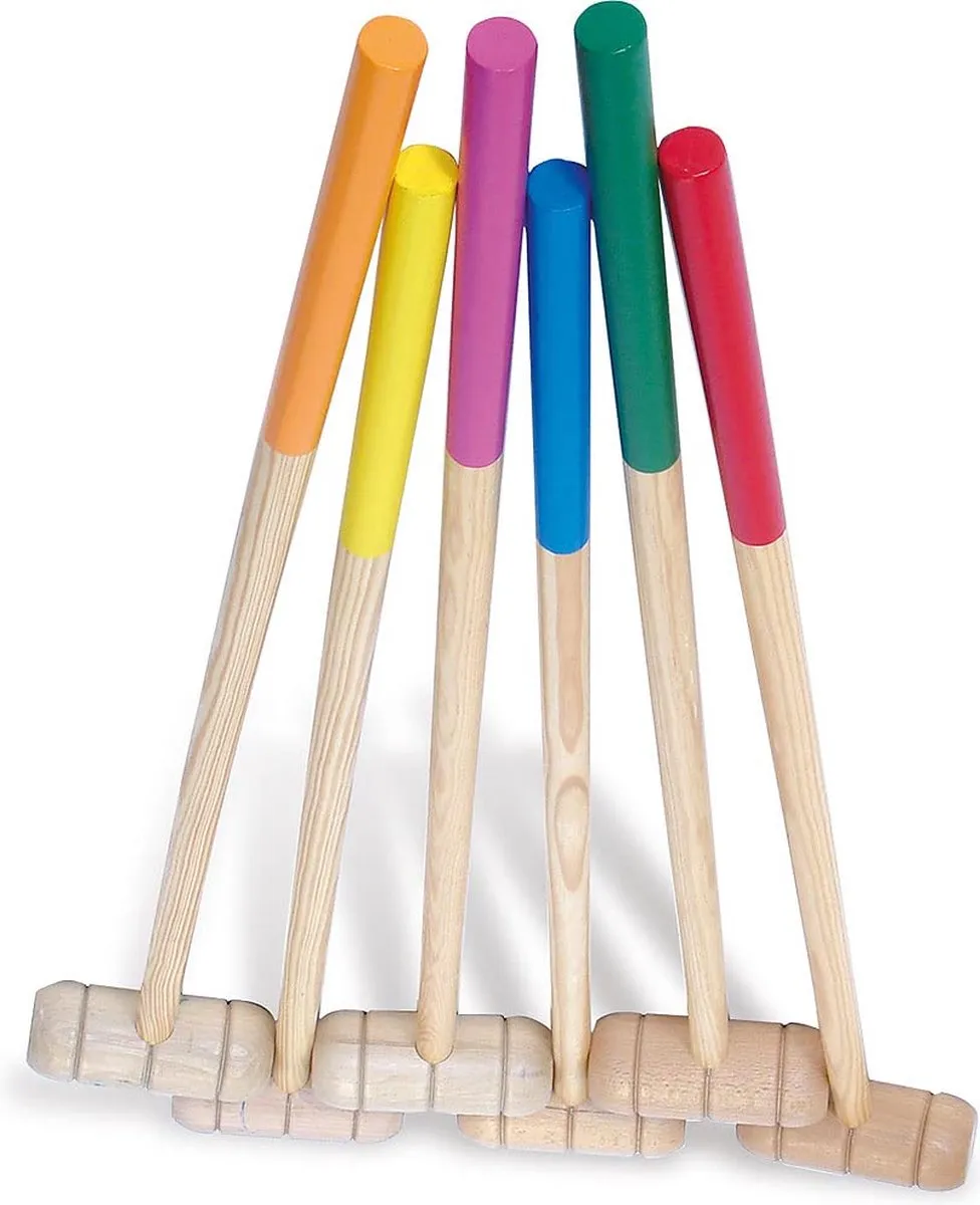 Vilac Croquet Senior 6 Spelers - Multicolor