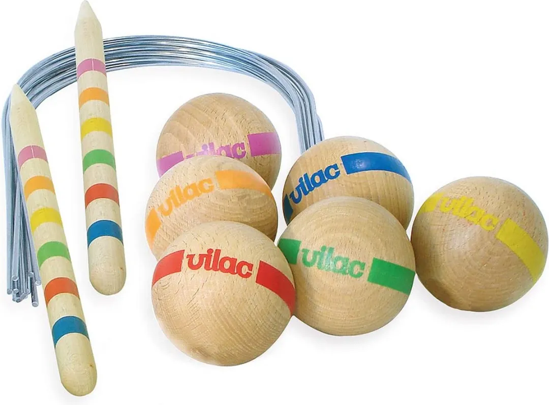 Vilac Croquet Senior 6 Spelers - Multicolor