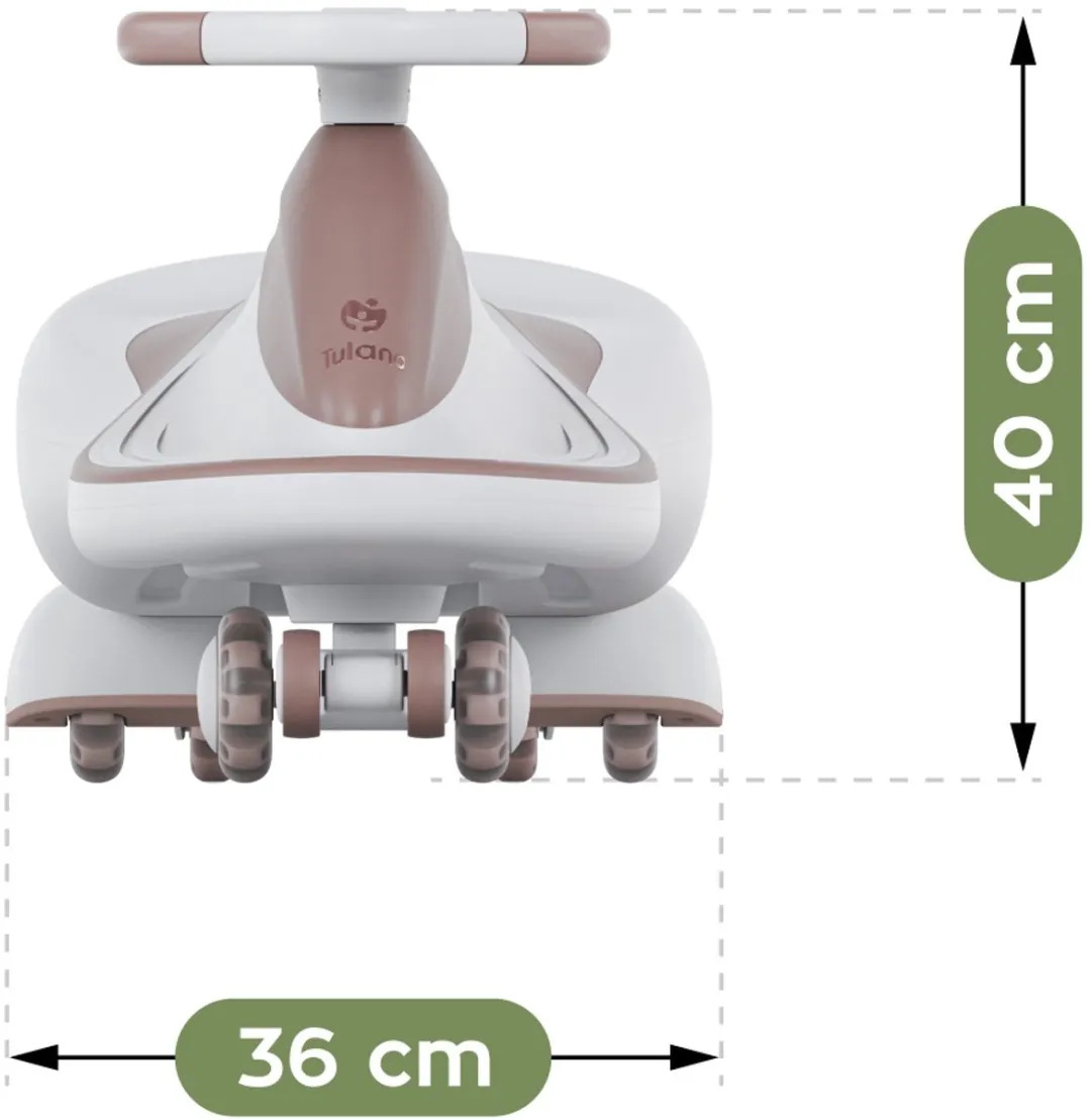 Tulano Wiggle Car Focus 55 Loopauto - Grijs