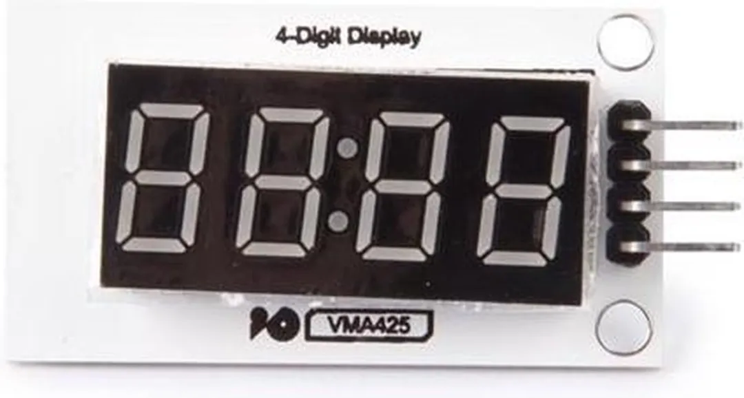 Whadda WPI425 4-Digit Display - Zwart/Wit