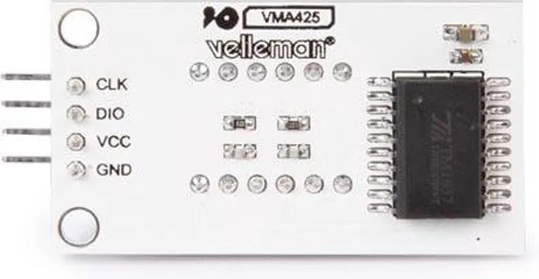 Whadda WPI425 4-Digit Display - Zwart/Wit