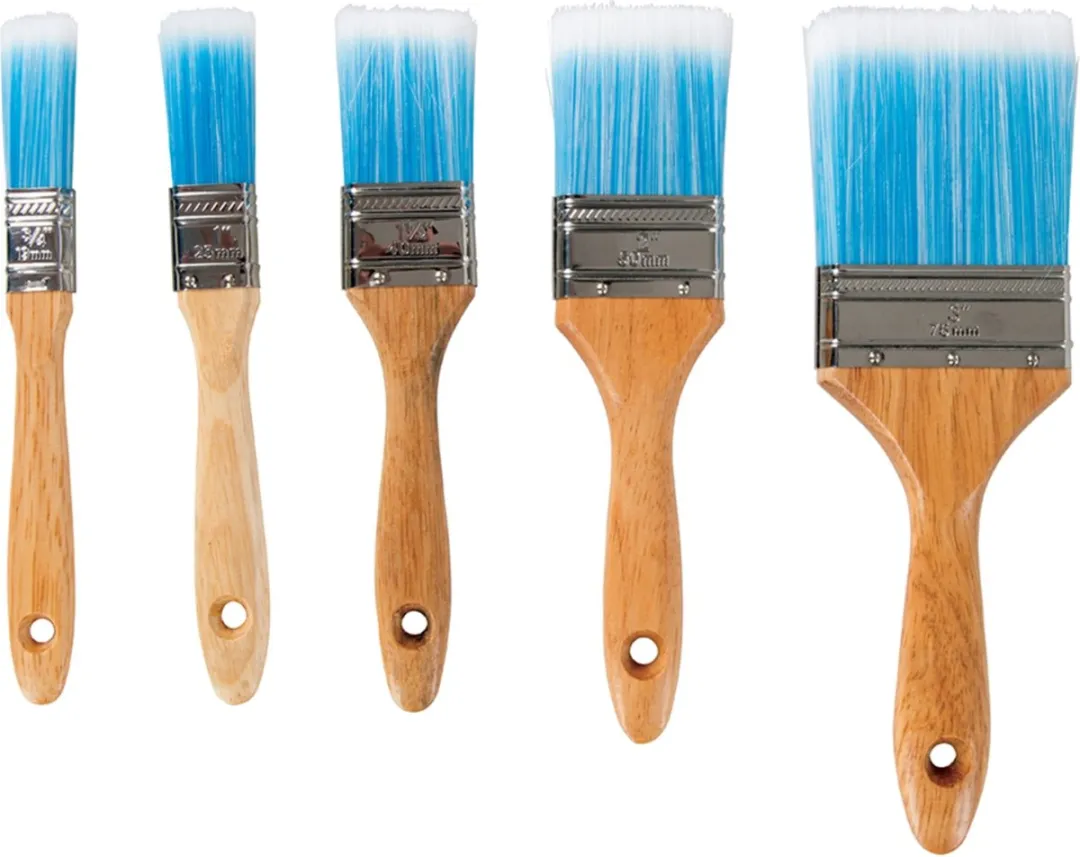 Silverline Synthetische Schilderskwasten Set 5-delig