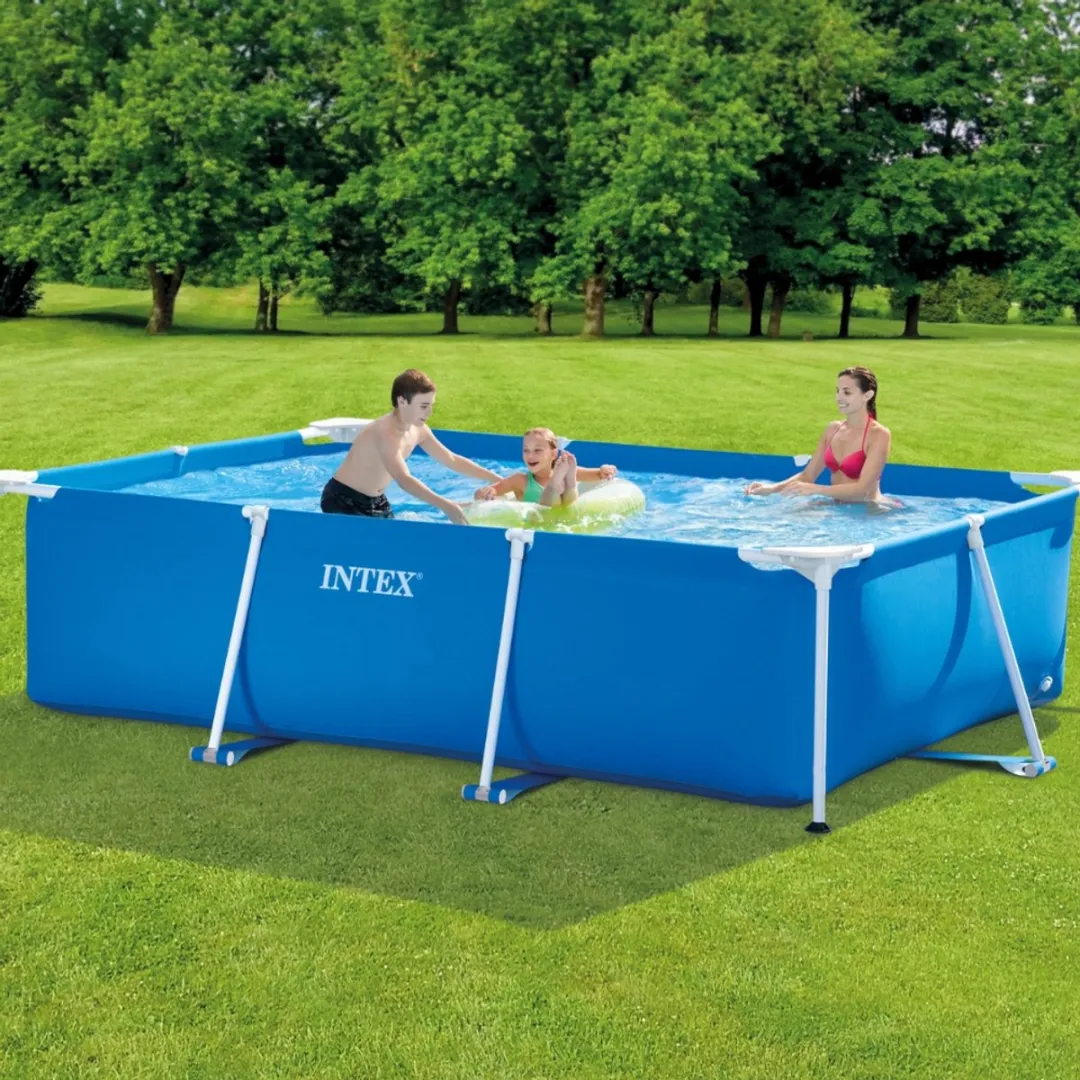 Intex Rechthoekig Frame Zwembad 300x200x75cm - Blauw