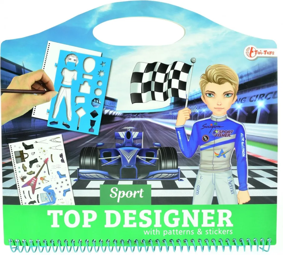 Toi-Toys Creatief Schetsboek Race Thema