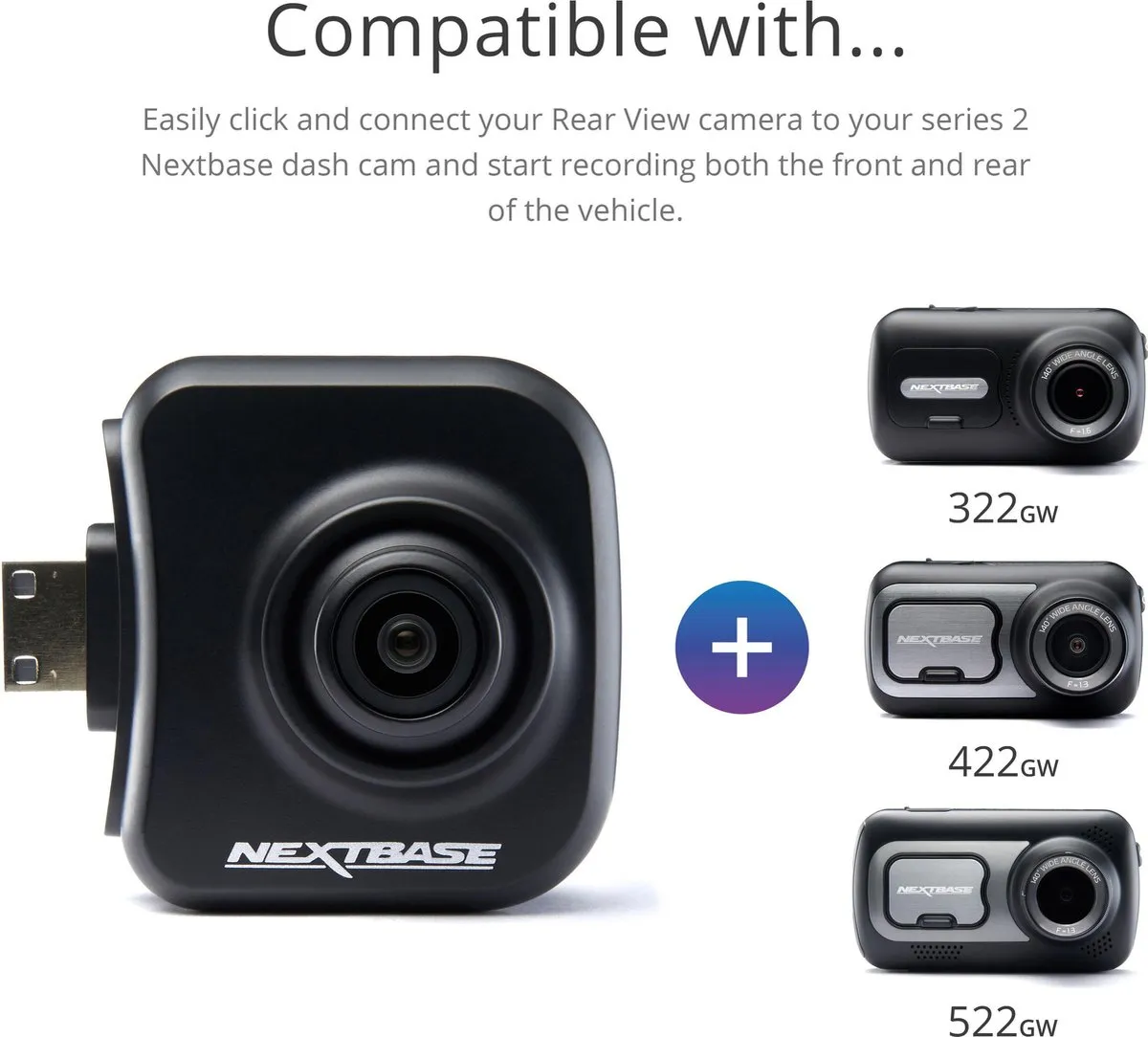 Nextbase S2RFCZ Achterruitcamera - Zwart