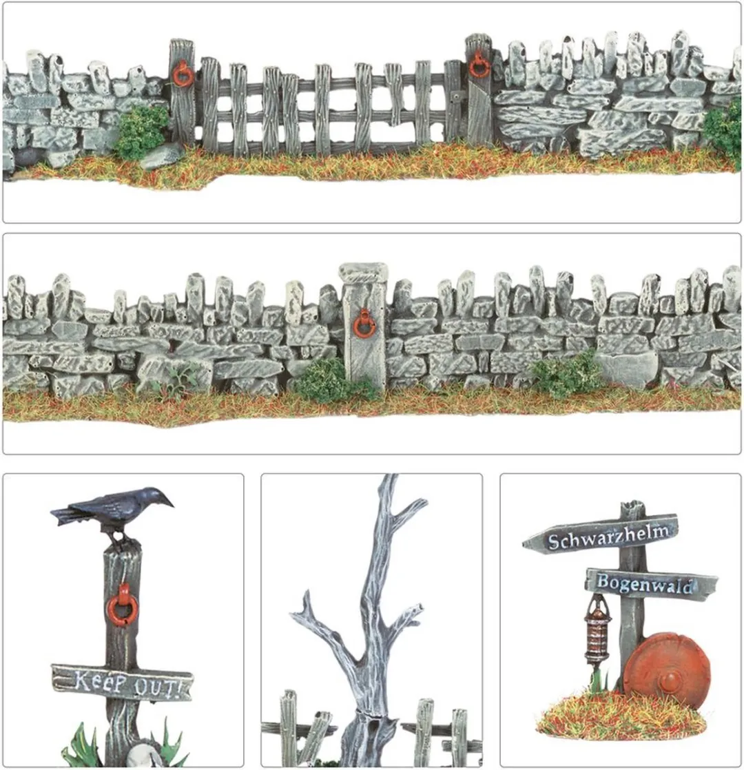 Games Workshop Old World Walls and Fences 22 Onderdelen