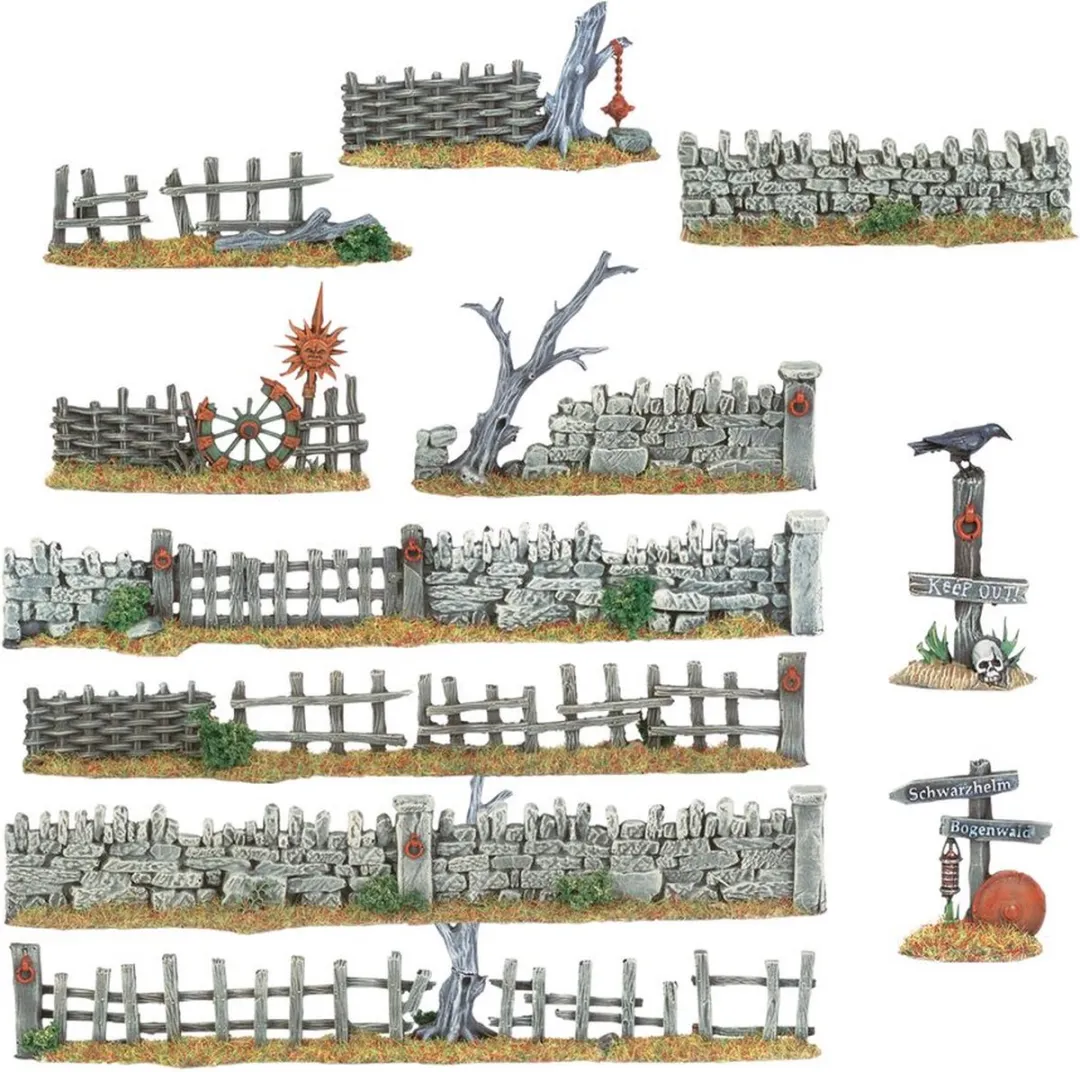 Games Workshop Old World Walls and Fences 22 Onderdelen