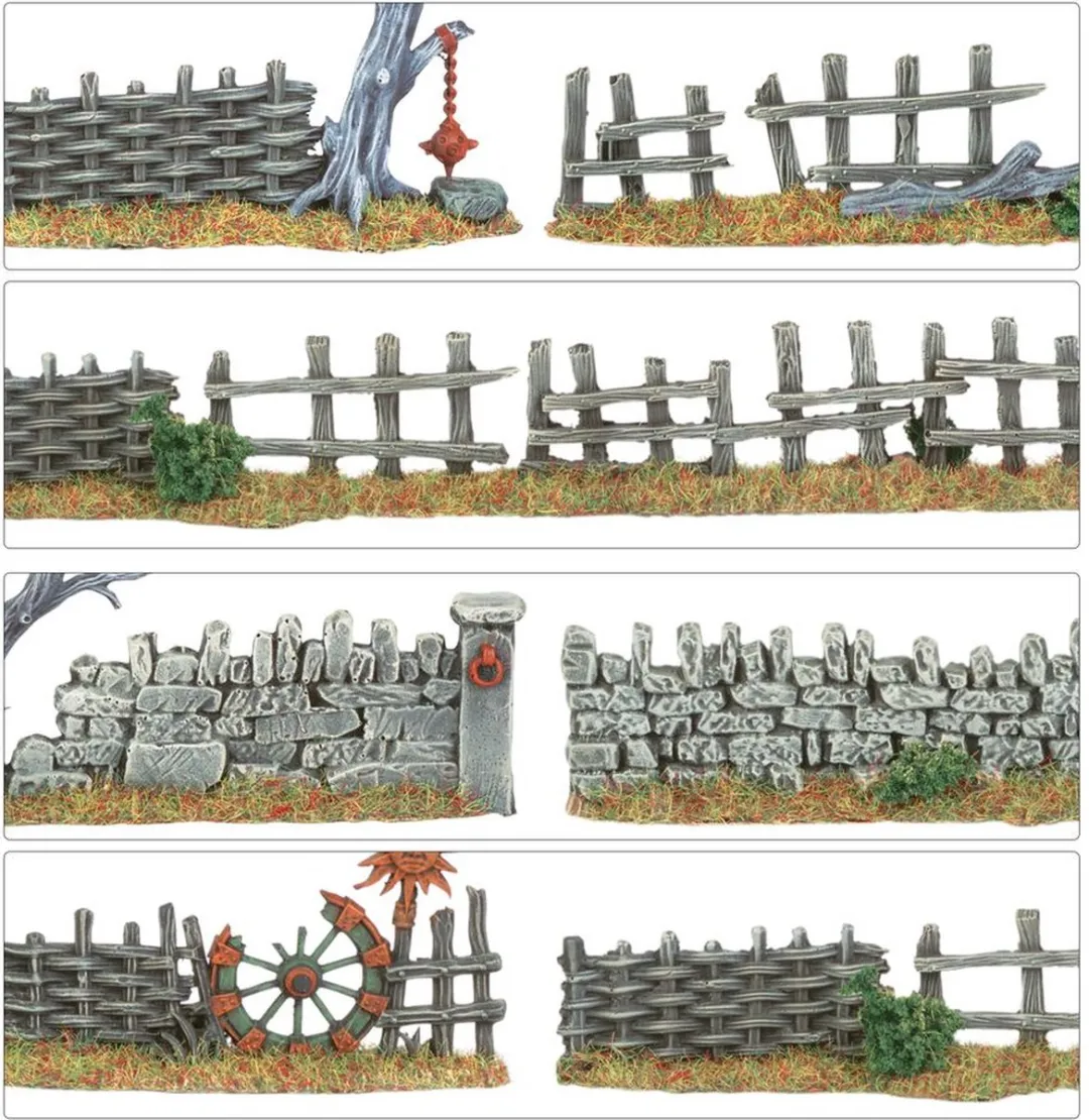 Games Workshop Old World Walls and Fences 22 Onderdelen