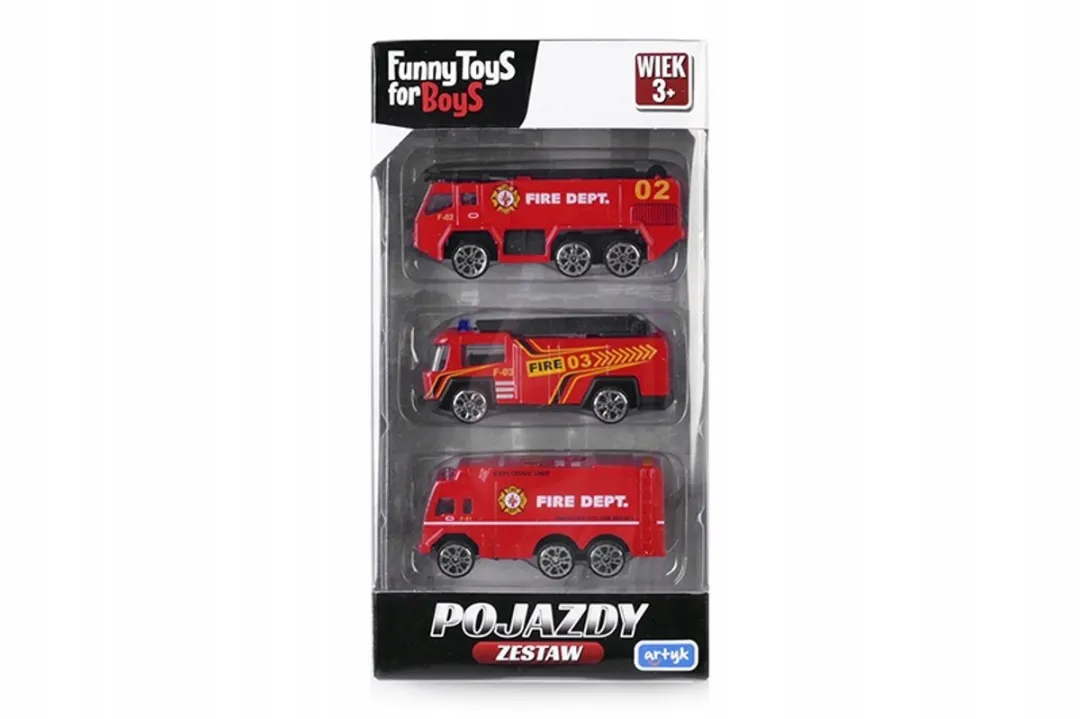 Set van 3 Stadsvoertuigen - Kleurrijk Speelgoed voor Kinderen