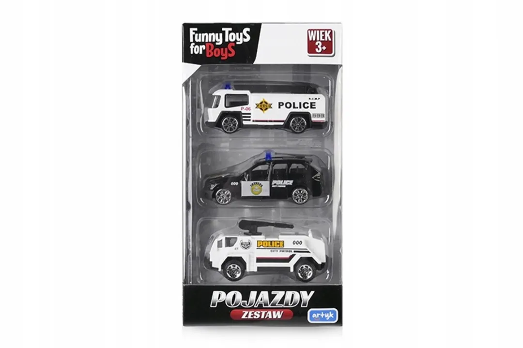 Set van 3 Stadsvoertuigen - Kleurrijk Speelgoed voor Kinderen