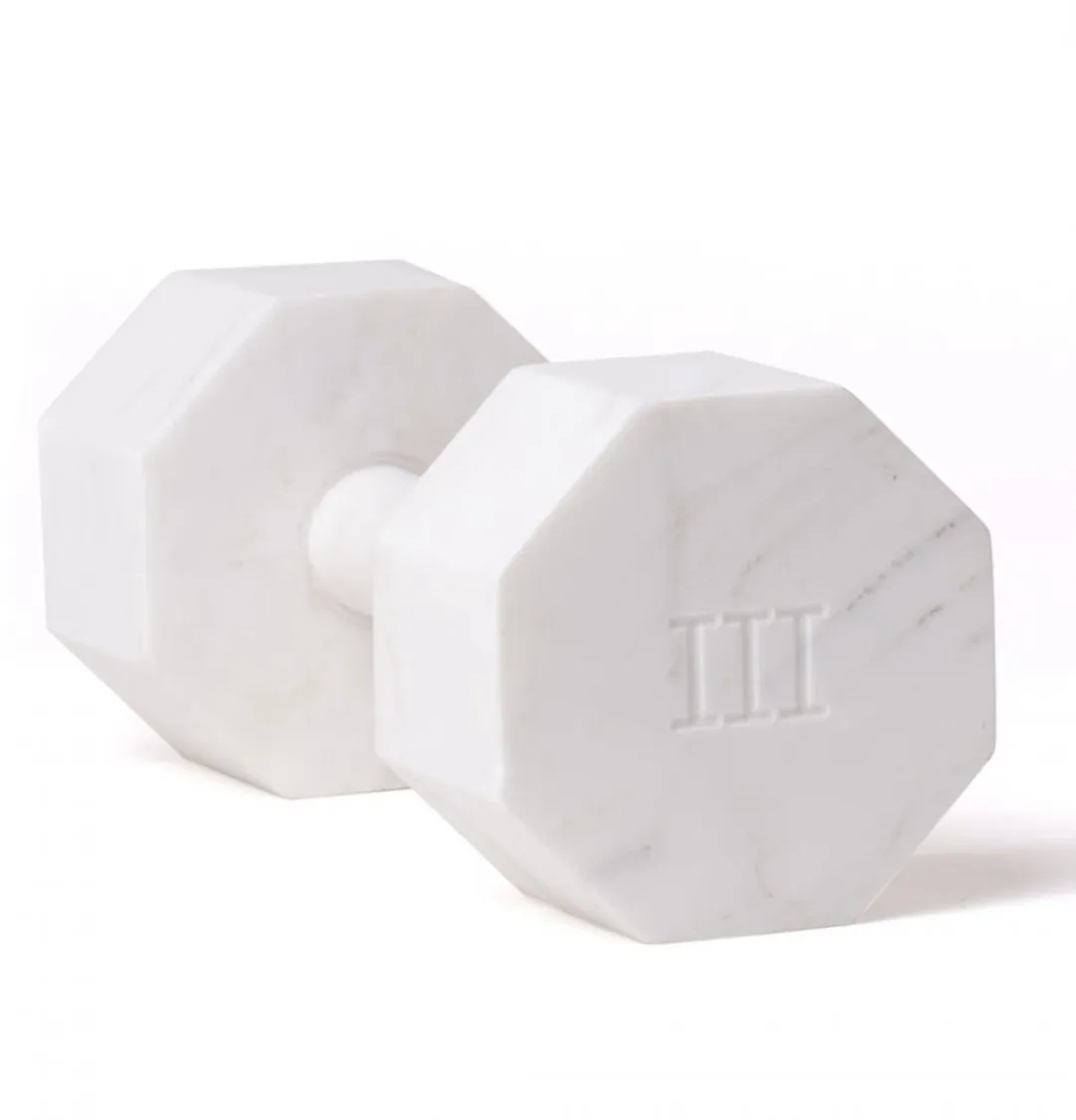 Seletti LVDIS Marmeren Dumbbell Set 3 kg