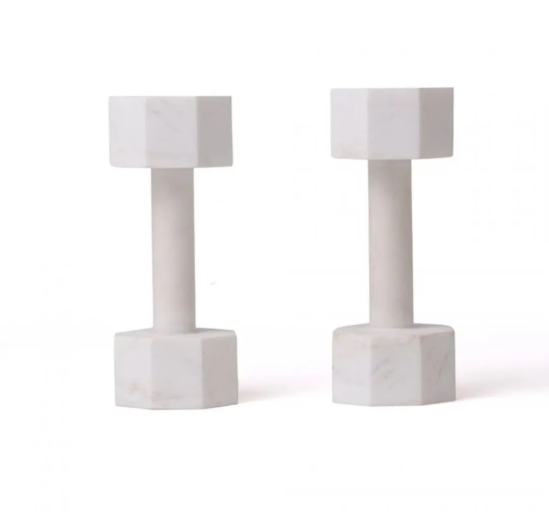Seletti LVDIS Marmeren Dumbbell Set 3 kg