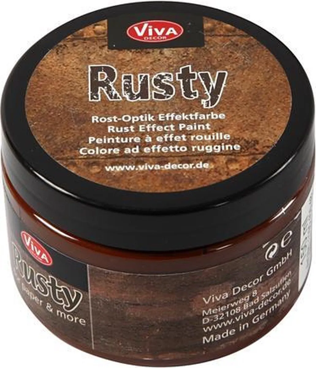 Decoratieverf - Rusty - Roest Effect Verf - Viva Decor - 150ml