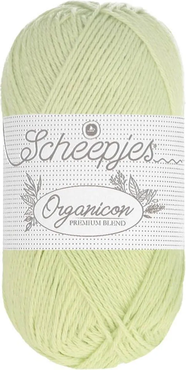 Scheepjes Organicon 212 Sweet Apple - 50g Groen