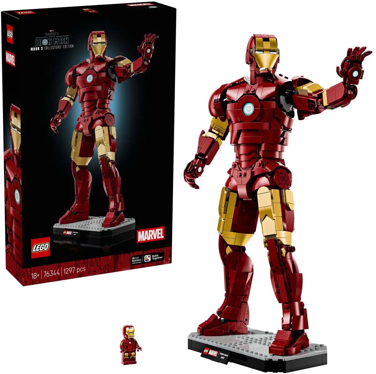 LEGO Marvel Iron Man Mark 3 76344 - 1297 Stukken - Multicolor - afbeelding 6 van 6